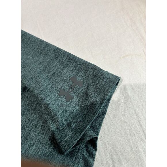 Under Armour Polo Shirt The Playoff Polo Green Mens Size S Heavyweight - Picture 4 of 7